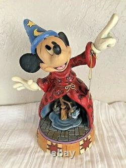 Disney Traditions Jim Shore Sorcerer Mickey Sorcerer's Apprentice Music Box