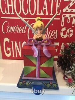 Disney Traditions Jim Shore TINKERBELL PIXIE TREASURES STOCKING HOLDER HANGER