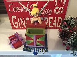 Disney Traditions Jim Shore TINKERBELL PIXIE TREASURES STOCKING HOLDER HANGER