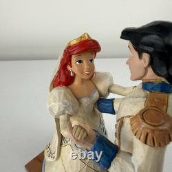 Disney Traditions Jim Shore Wedded Bliss Ariel & Eric Wedding Figurine 4056749