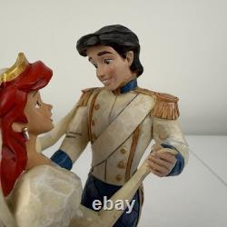Disney Traditions Jim Shore Wedded Bliss Ariel & Eric Wedding Figurine 4056749