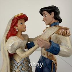 Disney Traditions Jim Shore Wedded Bliss Ariel & Eric Wedding Figurine 4056749