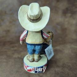 Disney Traditions Jim Shore Welcome to America 4055425 Young Cowboy Enesco