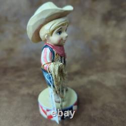 Disney Traditions Jim Shore Welcome to America 4055425 Young Cowboy Enesco