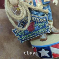 Disney Traditions Jim Shore Welcome to America 4055425 Young Cowboy Enesco