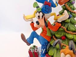 Disney Traditions Merry Tree Trimming Mickey & Friends Figurine Jim Shore