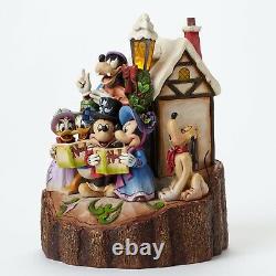 Disney Traditions Mickey Mouse Caroling Carved by Heart Harmony #4046025 NIB