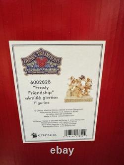 Disney Traditions Mikey And Friends Frosty Friendship Figurine #6002828 NEW