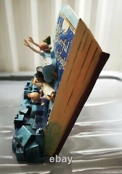 Disney Traditions Peter Pan Storybook Figurine Off to Neverland 4049643 Showcase