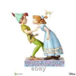 Disney Traditions Peter Pan Wendy An Unexpected Kiss Brand New Sealed Enesco