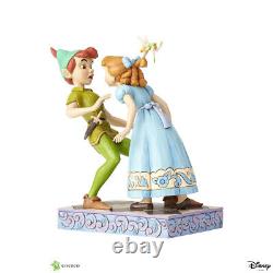 Disney Traditions Peter Pan Wendy An Unexpected Kiss Brand New Sealed Enesco