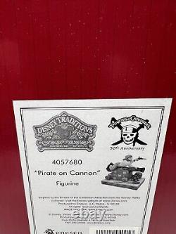 Disney Traditions Pirate on Cannon Jim Shore Figurine Pirates of the Caribbean