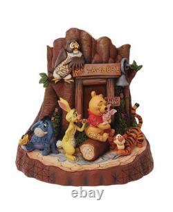 Disney Traditions Pooh Carved By Heart 7.48in Statue