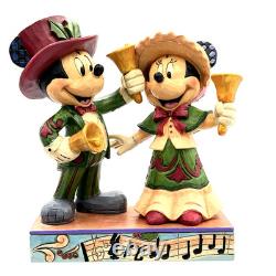 Disney Traditions Ringing in The Holidays Figurine 4051976 New Jim Shore Enesco