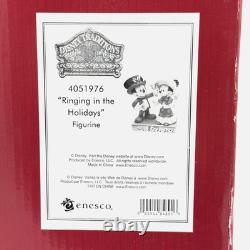 Disney Traditions Ringing in The Holidays Figurine 4051976 New Jim Shore Enesco