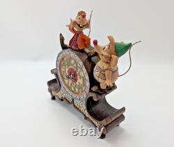 Disney Traditions Showcase A Stitch in Time Figurine Jaq & Gus Cinderella Clock
