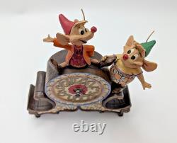 Disney Traditions Showcase A Stitch in Time Figurine Jaq & Gus Cinderella Clock