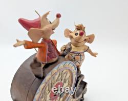 Disney Traditions Showcase A Stitch in Time Figurine Jaq & Gus Cinderella Clock