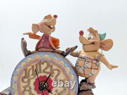 Disney Traditions Showcase A Stitch in Time Figurine Jaq & Gus Cinderella Clock