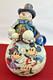 Disney Traditions Showcase Let It Snow Mickey Minnie Pluto Snowman Jim Shore