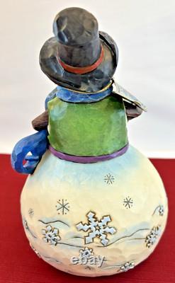 Disney Traditions Showcase Let It Snow Mickey Minnie Pluto Snowman Jim Shore