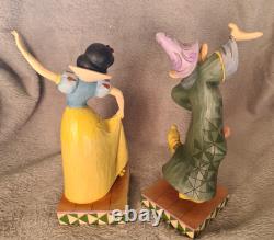 Disney Traditions Snow White Dopey Figurine Ornaments Dancing Partners Boxed