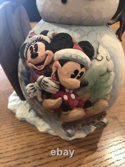 Disney Traditions Snowman Mickey Mouse Jim Shore