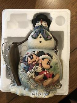 Disney Traditions Snowman Mickey Mouse Jim Shore