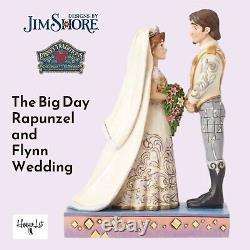 Disney Traditions Tangled Rapunzel and Flynn Wedding Sculpted Figure Japan