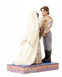 Disney Traditions Tangled Rapunzel and Flynn Wedding Sculpted Figure Japan