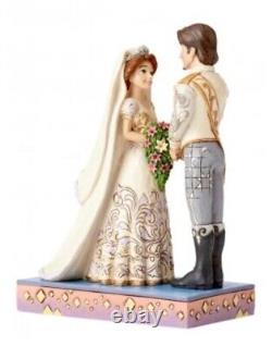 Disney Traditions Tangled Rapunzel and Flynn Wedding Sculpted Figure Japan