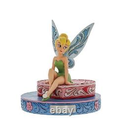 Disney Traditions Tinker Bell Sitting on Heart Peter Pan Figurine Figure Enesco
