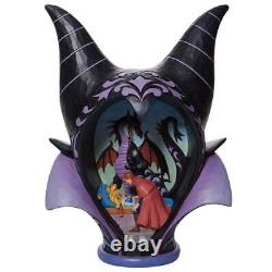 Disney Traditions True Loves Kiss Maleficent Headdress Scene Figurine