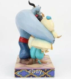 Disney Traditions by Jim Shore Aladdin Genie Carpet Group Hug Figurine 7.87 Inch