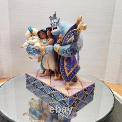 Disney Traditions by Jim Shore Aladdin Genie Group Hug Figurine New in Box