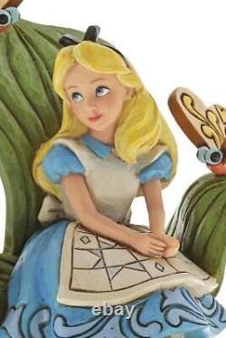 Disney Traditions by Jim Shore Alice in Wonderland Figurine, 5.43 Inch, Multi