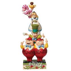 Disney Traditions by Jim Shore Alice in Wonderland Stacked Characters Figurin