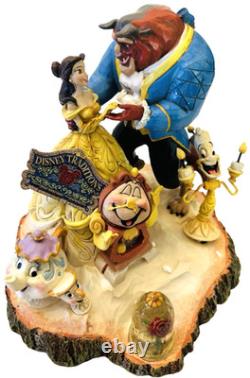 Disney Traditions by Jim Shore Beauty and the Beast Carved by Heart Figure