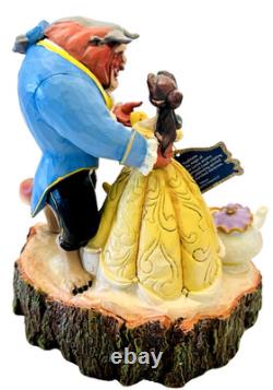 Disney Traditions by Jim Shore Beauty and the Beast Carved by Heart Figure