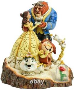 Disney Traditions by Jim Shore Beauty and the Beast Carved by Heart Figure