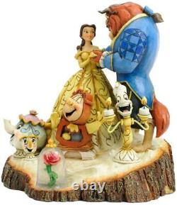 Disney Traditions by Jim Shore Beauty and the Beast Carved by Heart Figure