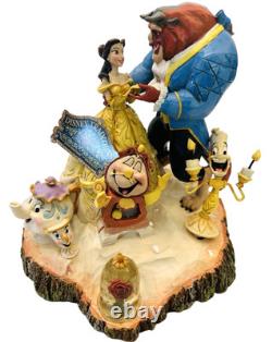 Disney Traditions by Jim Shore Beauty and the Beast Carved by Heart Figure