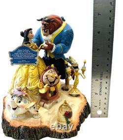 Disney Traditions by Jim Shore Beauty and the Beast Carved by Heart Figure