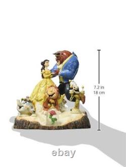 Disney Traditions by Jim Shore Beauty and the Beast Carved by Heart Stone Res