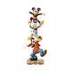 Disney Traditions By Jim Shore Goofy, Donald And Mickey Teetering Tower Stack