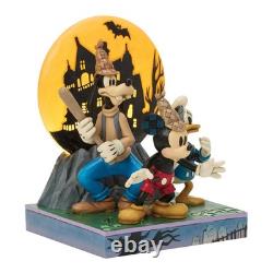 Disney Traditions by Jim Shore Halloween Mickey, Donald and Goofy Lonesome Gh