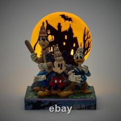 Disney Traditions by Jim Shore Halloween Mickey, Donald and Goofy Lonesome Gh