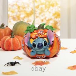 Disney Traditions by Jim Shore Lilo and Stitch Jack O'Lantern Figurine, 4.02