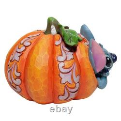 Disney Traditions by Jim Shore Lilo and Stitch Jack O'Lantern Figurine, 4.02