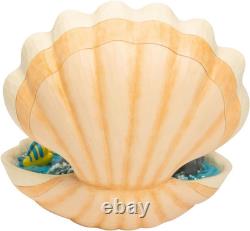 Disney Traditions by Jim Shore Little Mermaid Seashell Scene Figurine, 8.07 Inch